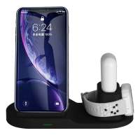 2019 Trending Product Cellphone Qi Wireless Charger Portable 3 in 1 Charging Station